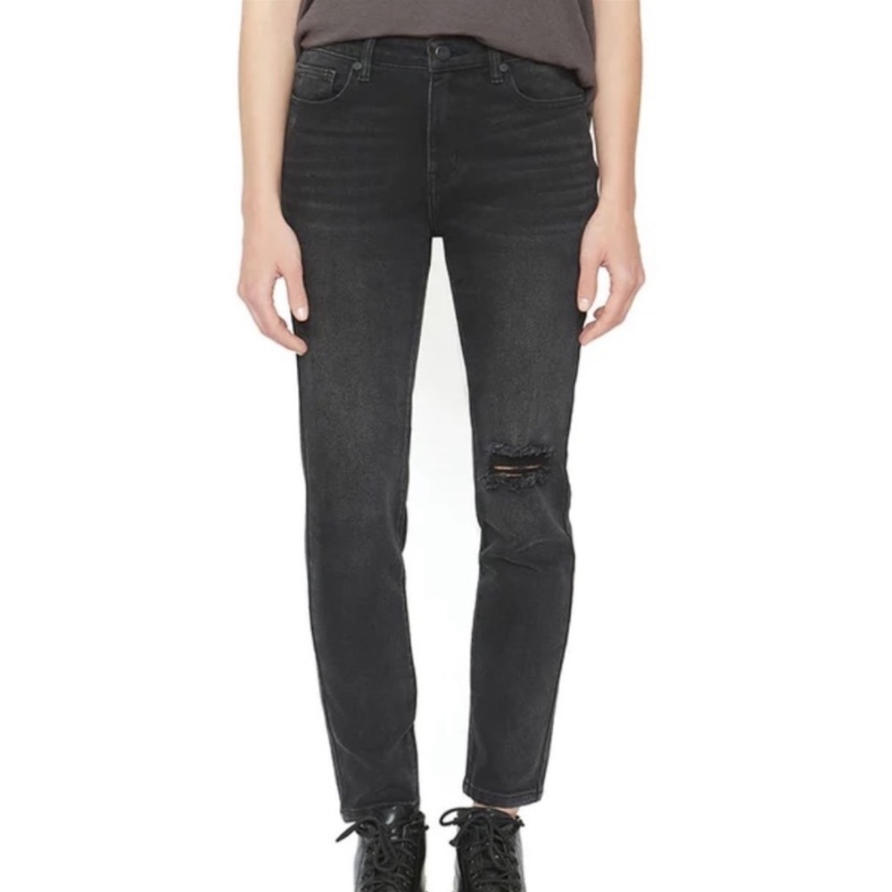 NWT Sandrine Rose Skinny Jeans Rock Black Denim Womens 27